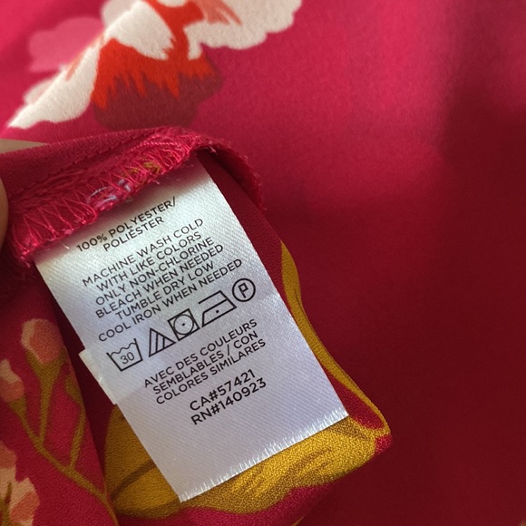 đź’•Loft floral print long sleeved top size XS - Picture 7 of 7